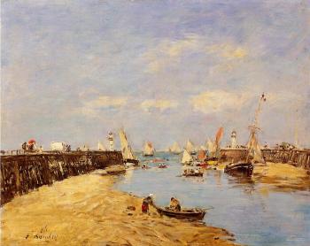 尤金 佈丹 Trouville, the Jettys, Low Tide